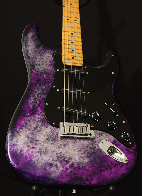 Used 1995 Fender Aluminum Stratocaster Limited Purple Marble-Brian's Guitars