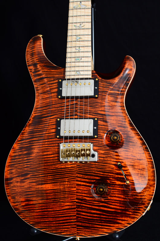 Paul Reed Smith Wood Library Custom 24 ÔFatbackÕ Swamp Ash Orange Tiger-Brian's Guitars