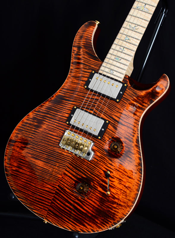 Paul Reed Smith Wood Library Custom 24 ÔFatbackÕ Swamp Ash Orange Tiger-Brian's Guitars