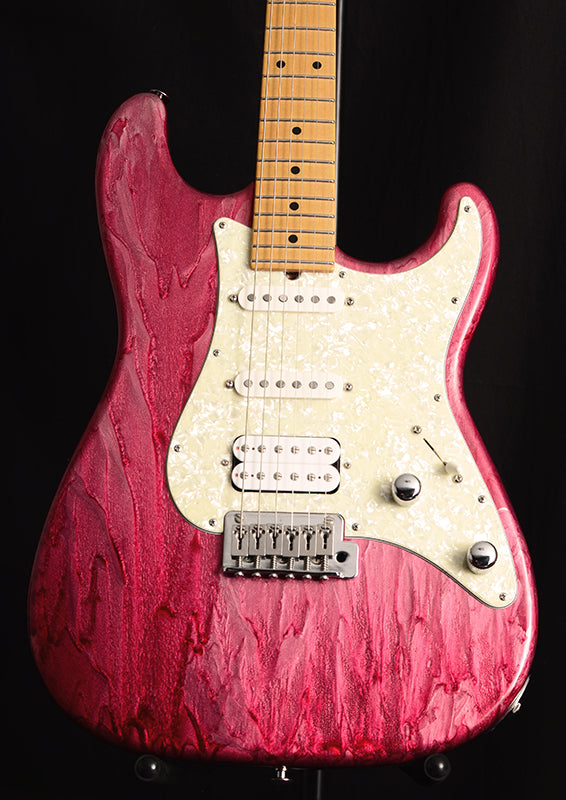 Used Suhr Classic Chambered Red Drip Caster-Brian's Guitars