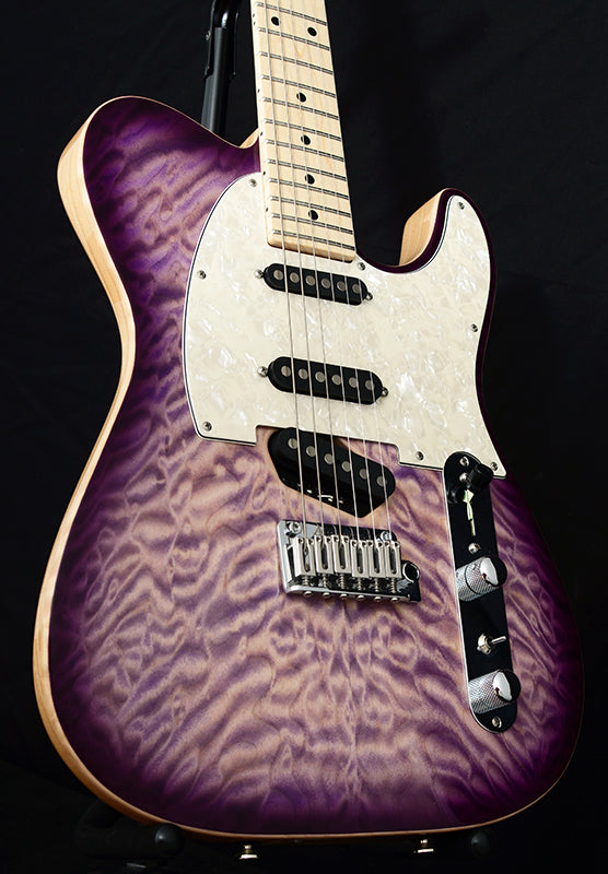 Used Tom Anderson Top T Classic Shorty Hollow Natural Purple Burst-Brian's Guitars