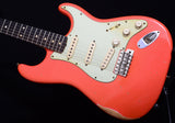 Used Fender Custom Shop Masterbuilt '59 Stratocaster Relic Faded Fiesta Red-Brian's Guitars