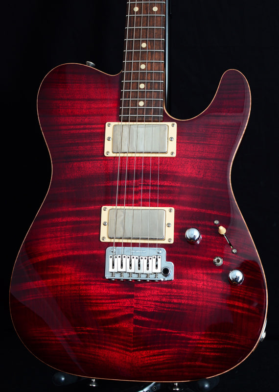 Used Tom Anderson Cobra Cajun Red Dark Red Burst-Brian's Guitars