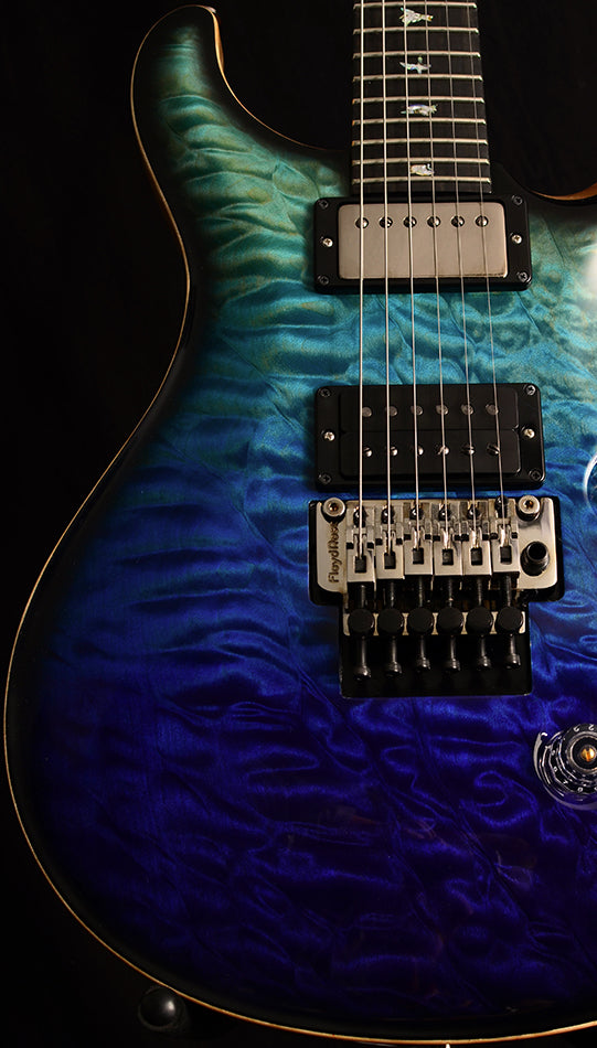 Paul Reed Smith Wood Library Custom 24 Floyd Brian's Limited Blue Fade Smokeburst