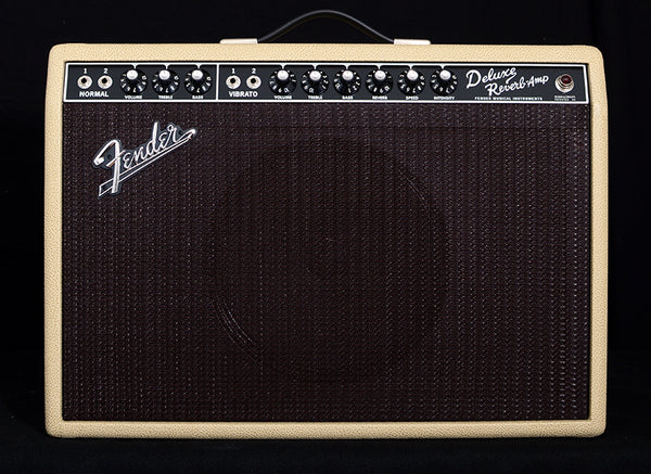 Fender '65 Deluxe Reverb Tan/Oxblood Limited Edition-Amplification-Brian's Guitars