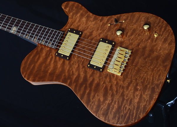 Used Melancon Custom Artist T Quilted Mahogany-Brian's Guitars