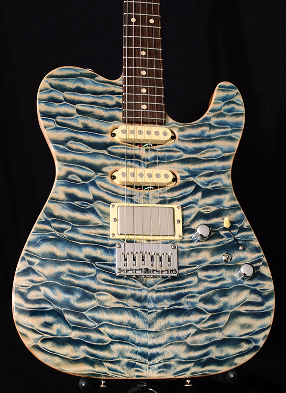 Used Tom Anderson Hollow Drop T Shorty Natural Blue-Brian's Guitars