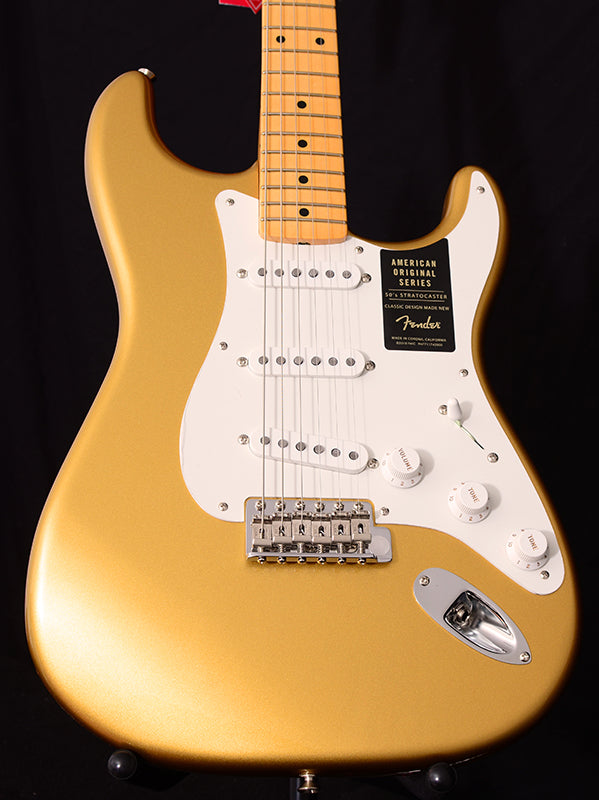 Fender American Original '50s Stratocaster Aztec Gold-Brian's Guitars