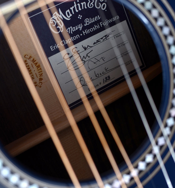 Martin OM-ECHF Navy Blues Eric Clapton Limited-Brian's Guitars