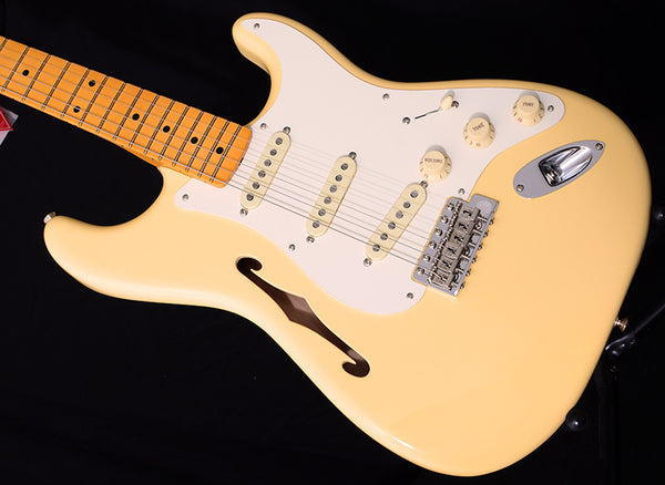 Fender Eric Johnson Thinline Stratocaster Vintage White-Brian's Guitars