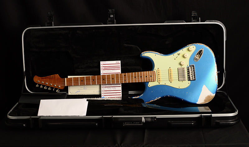 Used Xotic California Classic XSC-2 Lake Placid Blue Heavy Aged-Brian's Guitars