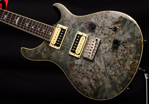 Paul Reed Smith SE Custom 24 Poplar Burl Whale Blue-Electric Guitars-Brian's Guitars