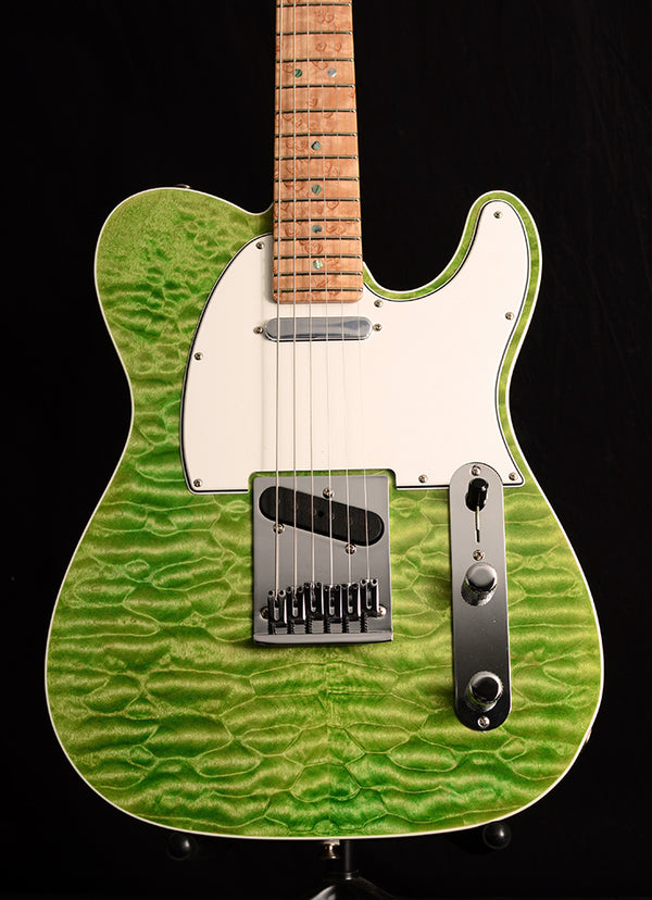 Used Fender Custom Shop Lime Green Telecaster Masterbuilt By Yuriy Shishkov