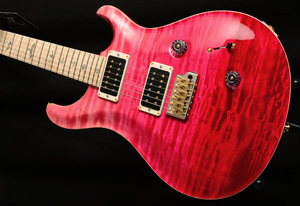 Paul Reed Smith Custom 24 Maple Neck Scarlet Bonnie Pink Fade-Brian's Guitars