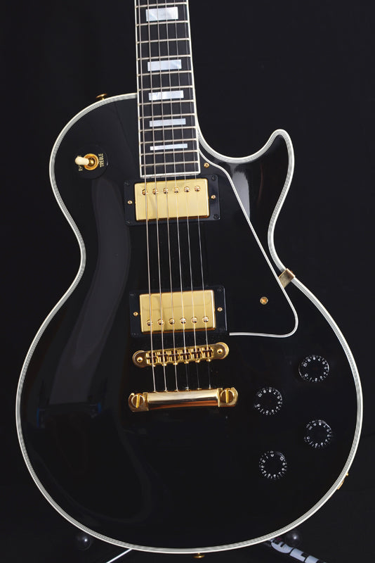 Used Gibson Custom Shop Les Paul Custom Ebony-Brian's Guitars