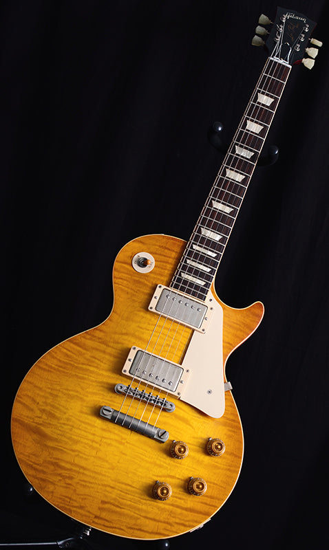 Used Gibson Custom Shop Les Paul 1959 Reissue R9 Transition Burst Lemon Burst-Brian's Guitars