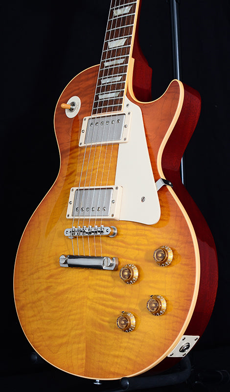 Used Gibson Custom Shop Les Paul 1959 Reissue R9 B9 Burst Brothers Limited Honey Tea Burst-Brian's Guitars