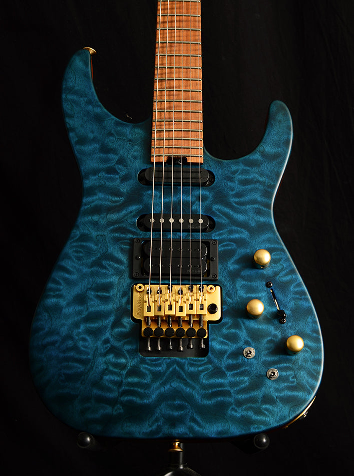 Used Jackson USA Signature Phil Collen PC1 Satin Trans Blue