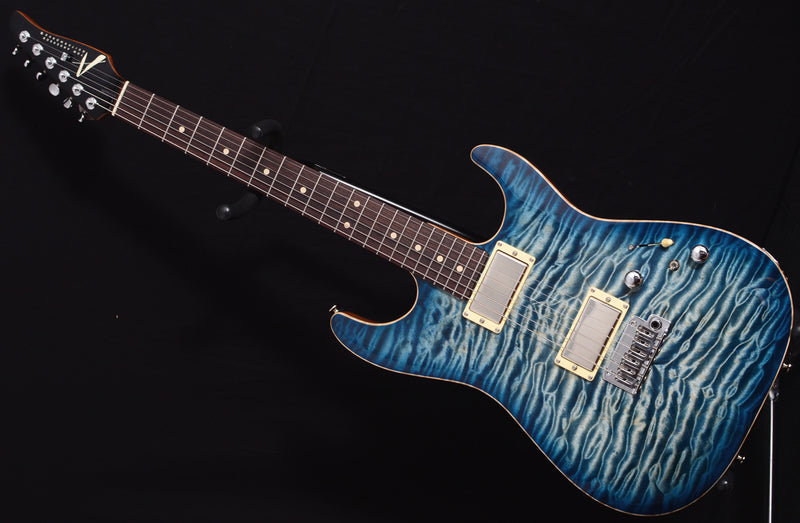 Tom Anderson Cobra S Natural Arctic Blue Burst-Brian's Guitars