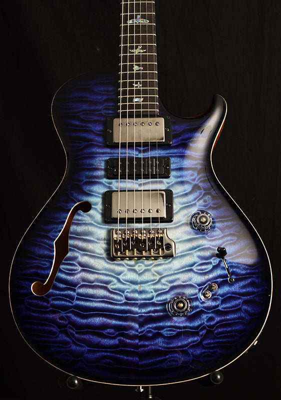 Paul Reed Smith Private Stock Singlecut Special Semi-Hollow Aqua Violet Glow-Brian's Guitars