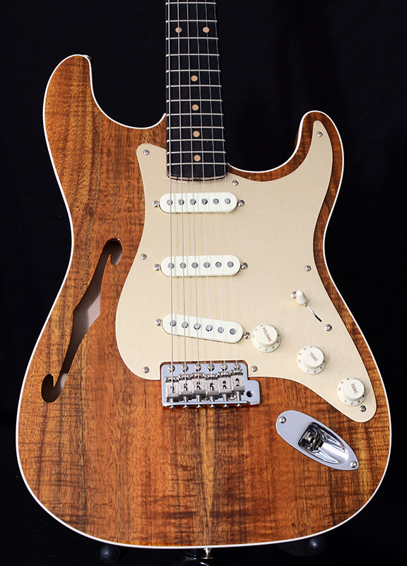 Fender Custom Shop Artisan Thinline Stratocaster Koa-Brian's Guitars