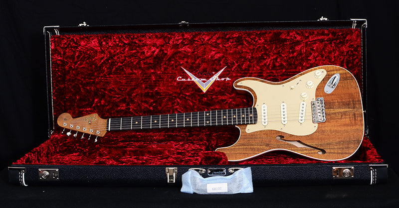 Fender Custom Shop Artisan Thinline Stratocaster Koa-Brian's Guitars