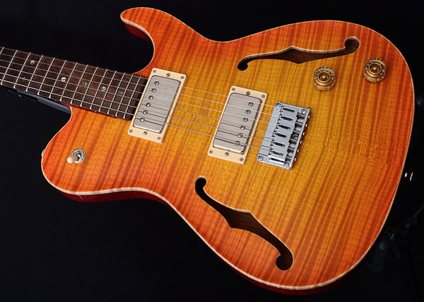 Used Don Grosh Hollow Carve Top Amber Burst-Brian's Guitars