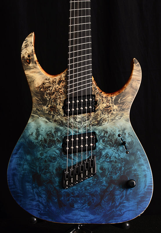 Mayones Duvell Elite 6 VF NAMM 2019 Natural Fade Blue Horizon-Brian's Guitars