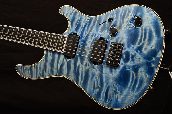 Used Mayones Regius 6 NAMM 2020 Aquamarine-Brian's Guitars