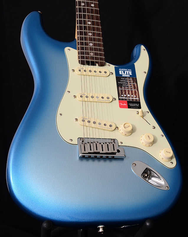 Used Fender American Elite Stratocaster Sky Burst Metallic-Brian's Guitars