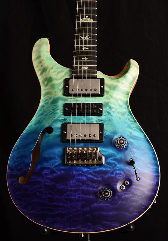 Used Paul Reed Smith Wood Library Special Semi-Hollow Satin Blue Fade-Brian's Guitars