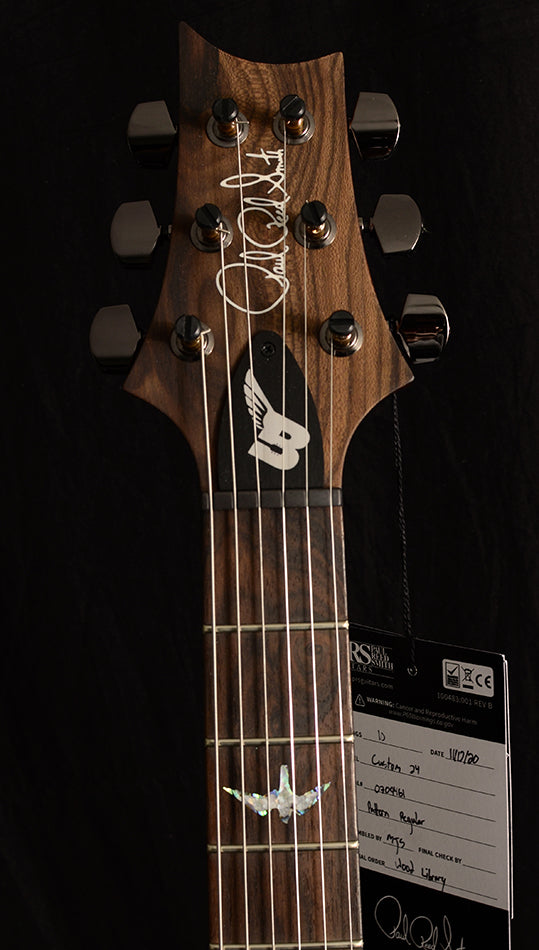 Paul Reed Smith Wood Library Artist Custom 24 Brian's Guitars 10th Anniversary Limited Zombie Fade Smokeburst