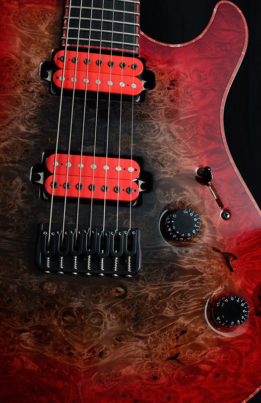 Mayones NAMM 2019 Regius 7 Supernova Red-Electric Guitars-Brian's Guitars