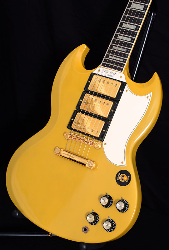 Used Gibson 30th Anniversary 1961 Reissue SG Les Paul Custom Limited TV Yellow-Brian's Guitars