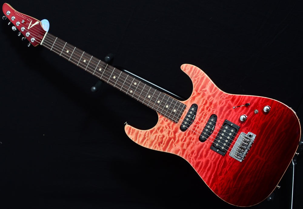 ギター Tom Anderson Drop Top2023 2023 Tom Anderson Drop Top HSS w Flamed Koa Top ~ Honey