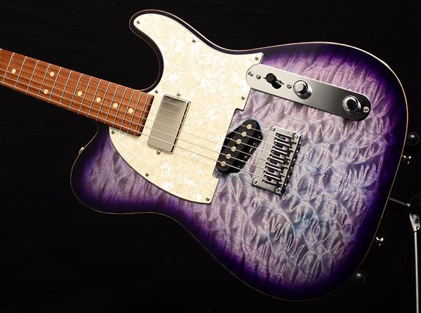 Tom Anderson Top T Classic Shorty NAMM 2020 Abalone To Purple Burst-Brian's Guitars