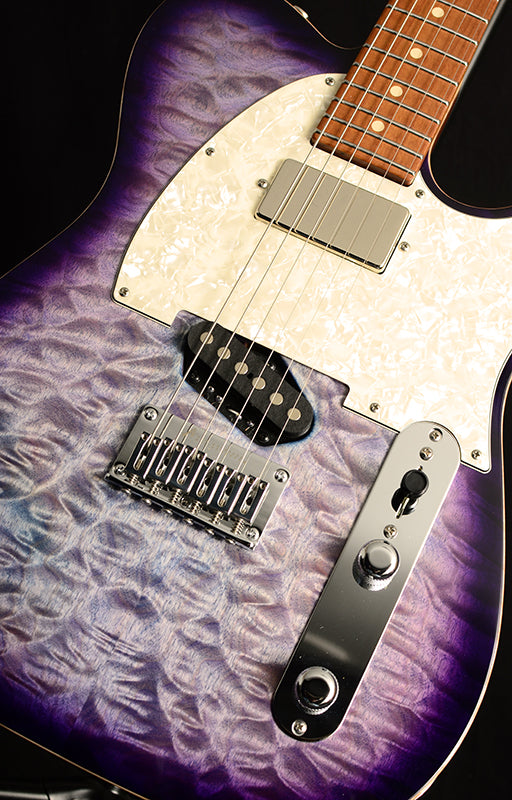 Tom Anderson Top T Classic Shorty NAMM 2020 Abalone To Purple Burst-Brian's Guitars