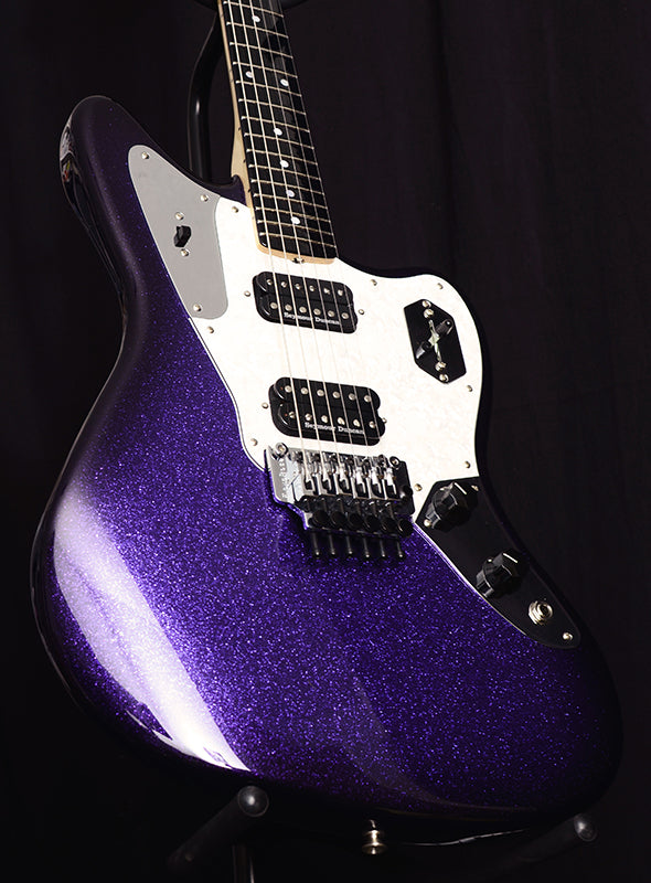 Fender Custom Shop Floyd Jaguar NAMM 2019 Purple Sparkle Black Burst Masterbuilt By Kyle Mcmillin-Brian's Guitars