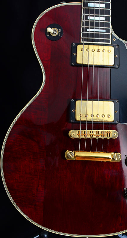 Used 1976 Gibson Les Paul Custom Wine Red-Brian's Guitars