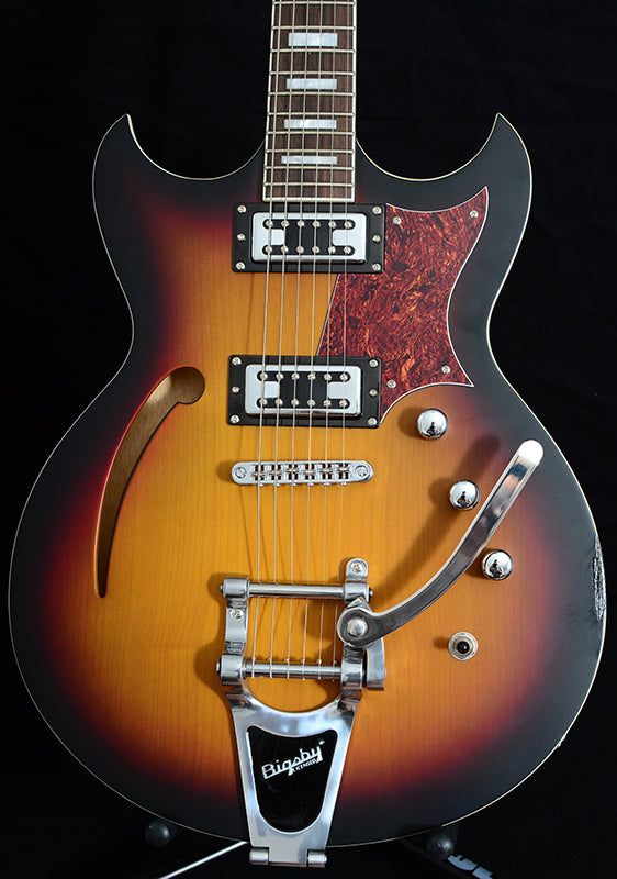 Used Reverend Tricky Gomez RT Satin 3 Tone Sunburst-Brian's Guitars