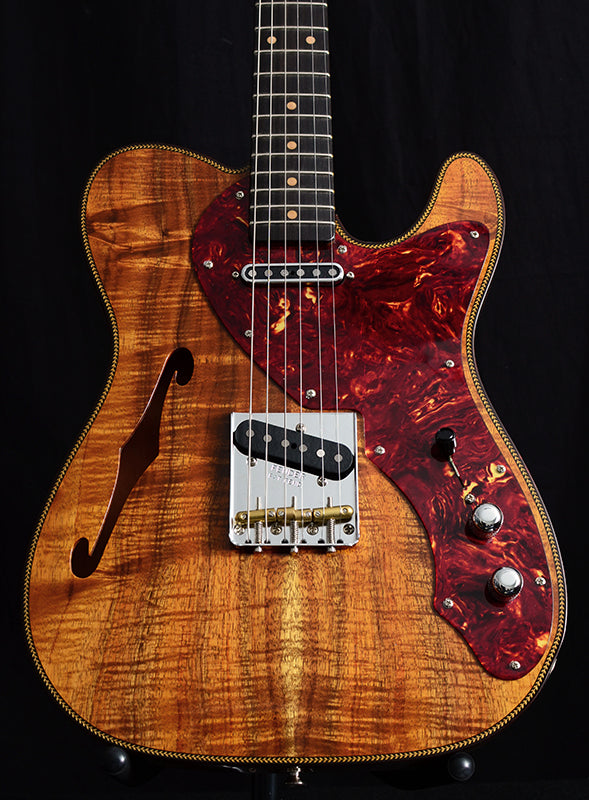 Fender Custom Shop Artisan Thinline Telecaster Flame Koa-Electric Guitars-Brian's Guitars