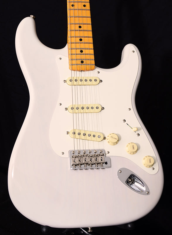 Used Fender Eric Johnson Stratocaster White Blonde-Brian's Guitars