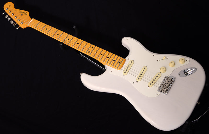 Used Fender Eric Johnson Stratocaster White Blonde-Brian's Guitars