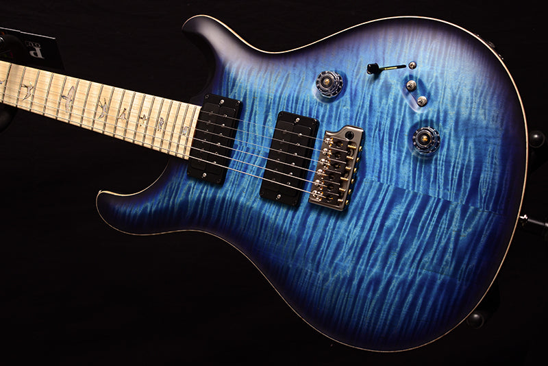 Paul Reed Smith Wood Library Custom 24-08 Satin Brian's Limited Aquableux Purple Burst-Electric Guitars-Brian's Guitars
