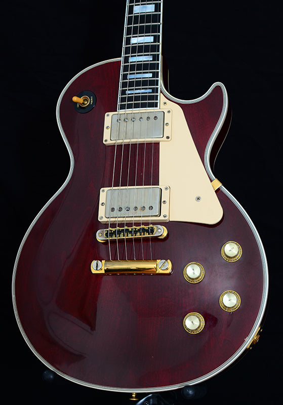 Used 1997 Gibson Custom Shop Les Paul Custom Wine Red-Brian's Guitars