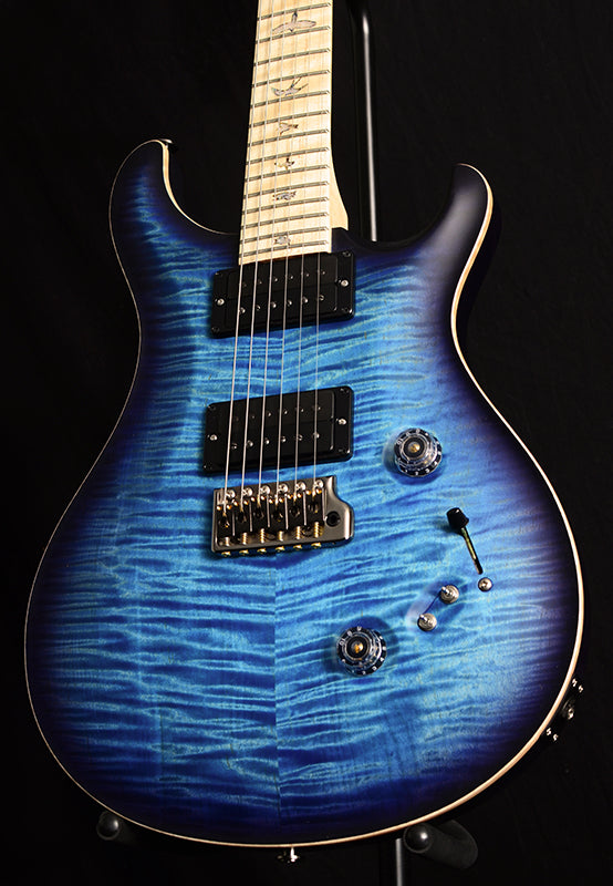Paul Reed Smith Wood Library Custom 24-08 Satin Brian's Limited Aquableux Purple Burst-Electric Guitars-Brian's Guitars