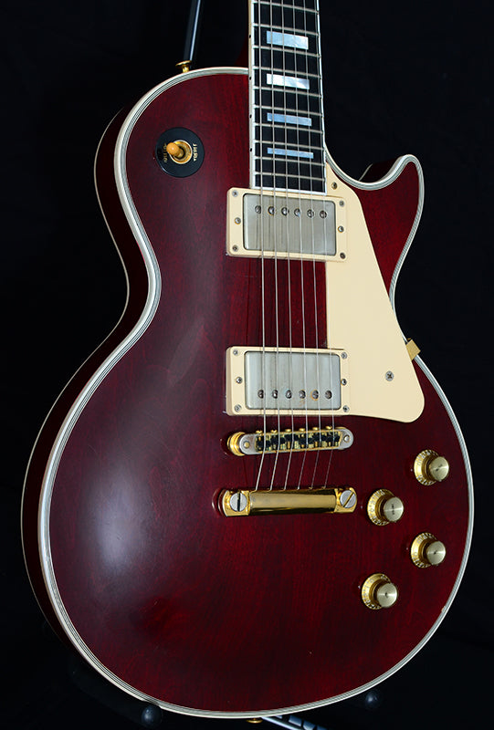 Used 1997 Gibson Custom Shop Les Paul Custom Wine Red-Brian's Guitars