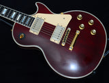 Used 1997 Gibson Custom Shop Les Paul Custom Wine Red-Brian's Guitars