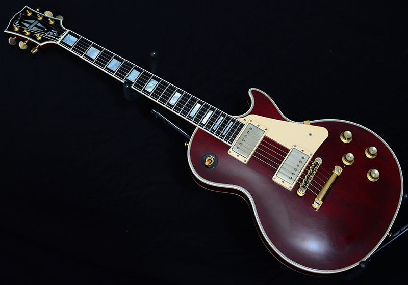 Used 1997 Gibson Custom Shop Les Paul Custom Wine Red-Brian's Guitars