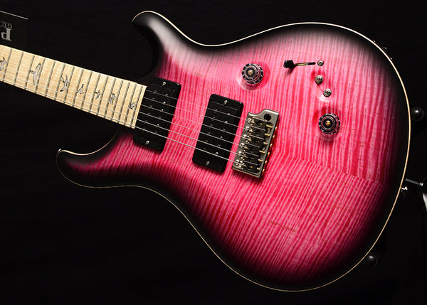 Paul Reed Smith Wood Library Custom 24-08 Satin Brian's Limited Bonnie Pink Smokeburst-Electric Guitars-Brian's Guitars